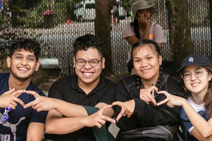 Male and female students