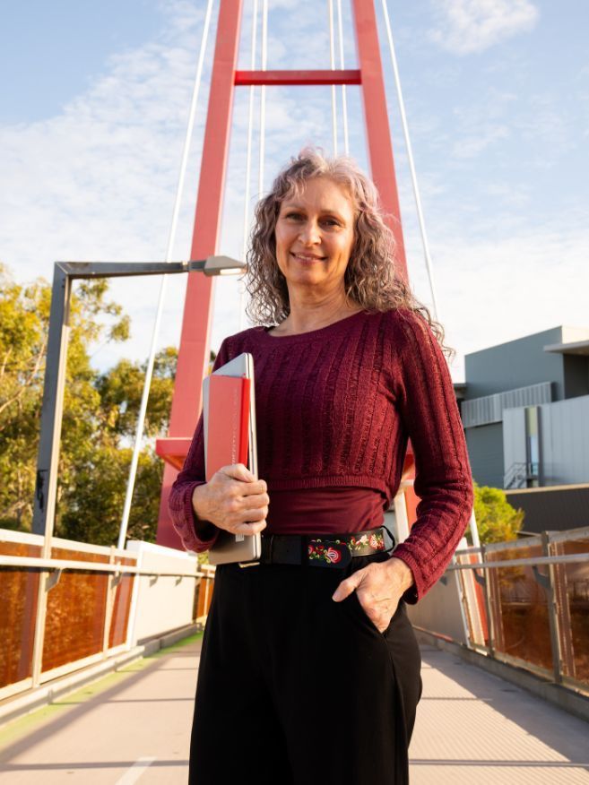 Mature female student returning to study